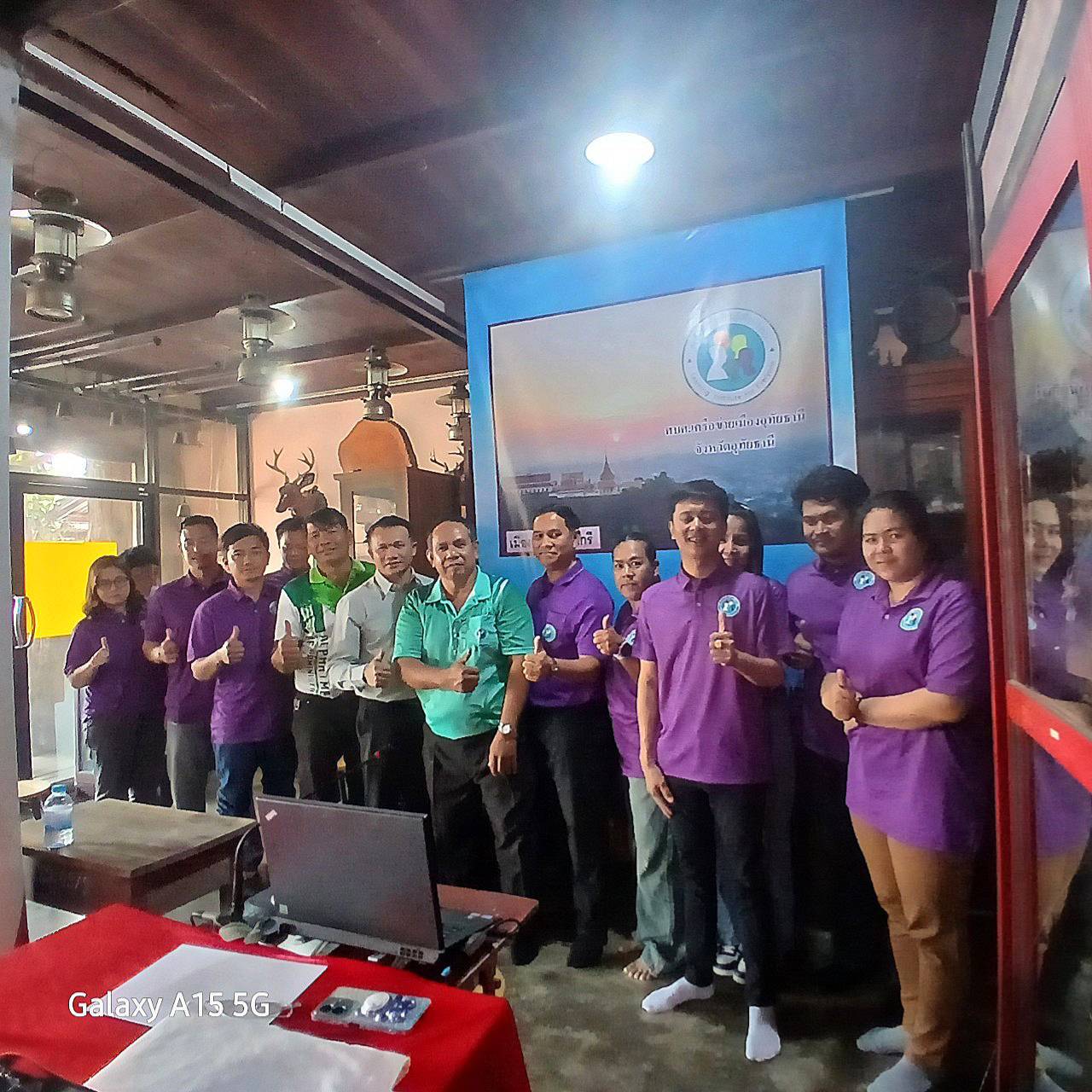 คณะบดีคณะศิลปศาสตร์และผู้ช่วยอธิการบดีตรวจเยี่ยมศบศ.เครือข่ายเมืองอุทัยธานี