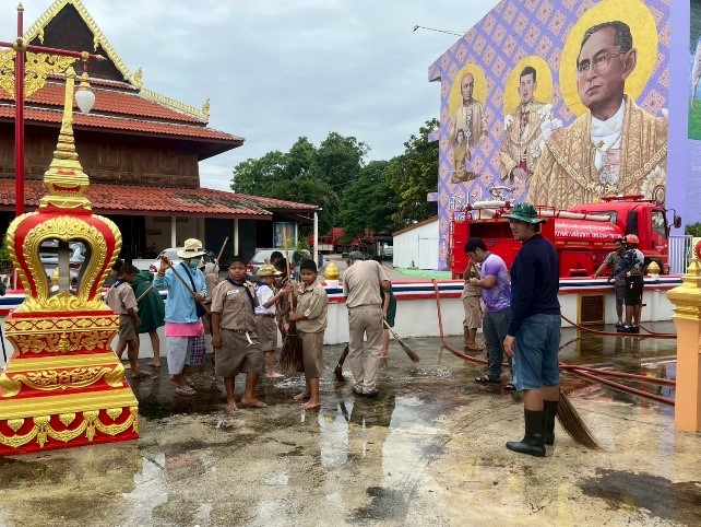 จิตอาสาบำเพ็ญสาธารณกุศลเนื่องในโอกาสวันเฉลิมพระชนมพรรษา 12 สิงหาคม 2568